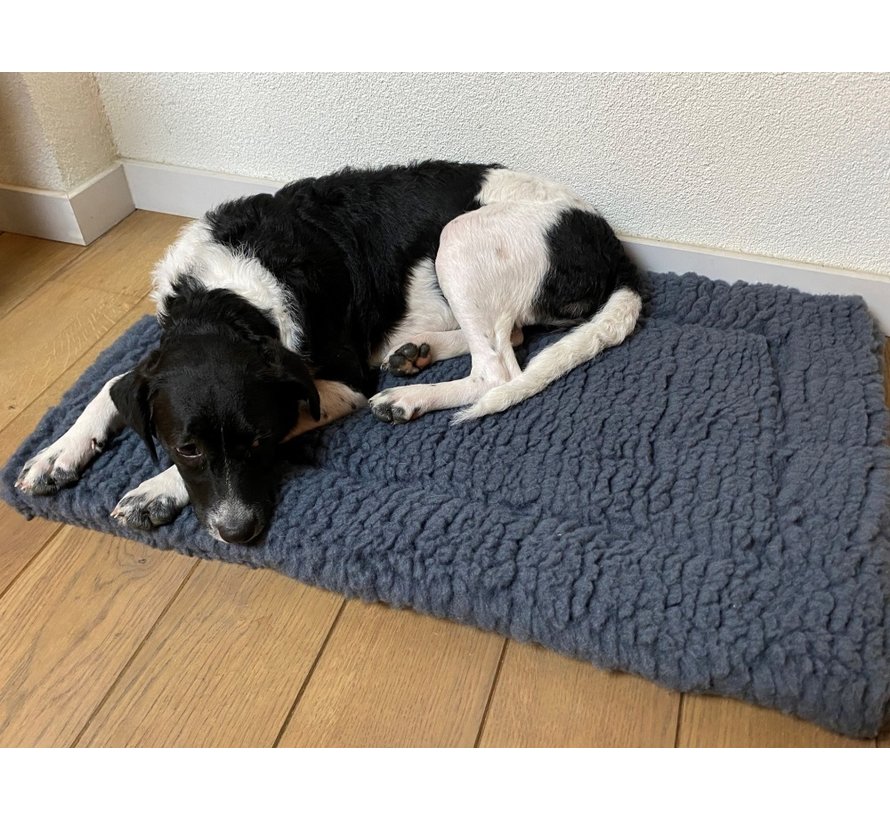Grey Fleece Dog Cushion