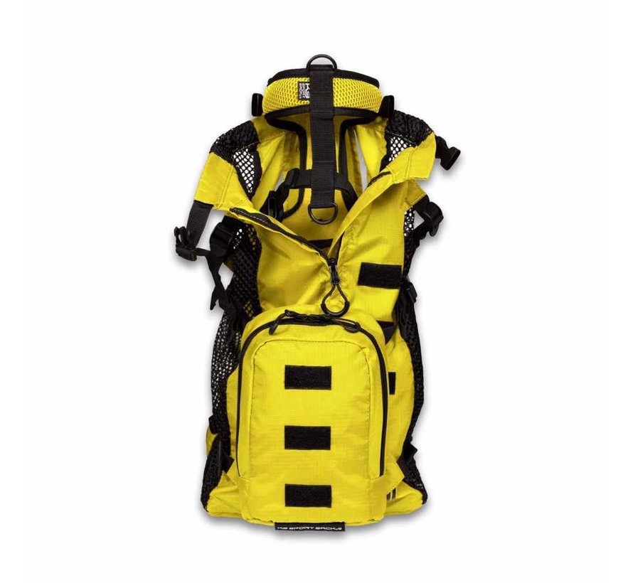 Multifunctional Dog Backpack Walk On Yellow