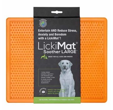 Lickimat Soother Classic Oranje Large