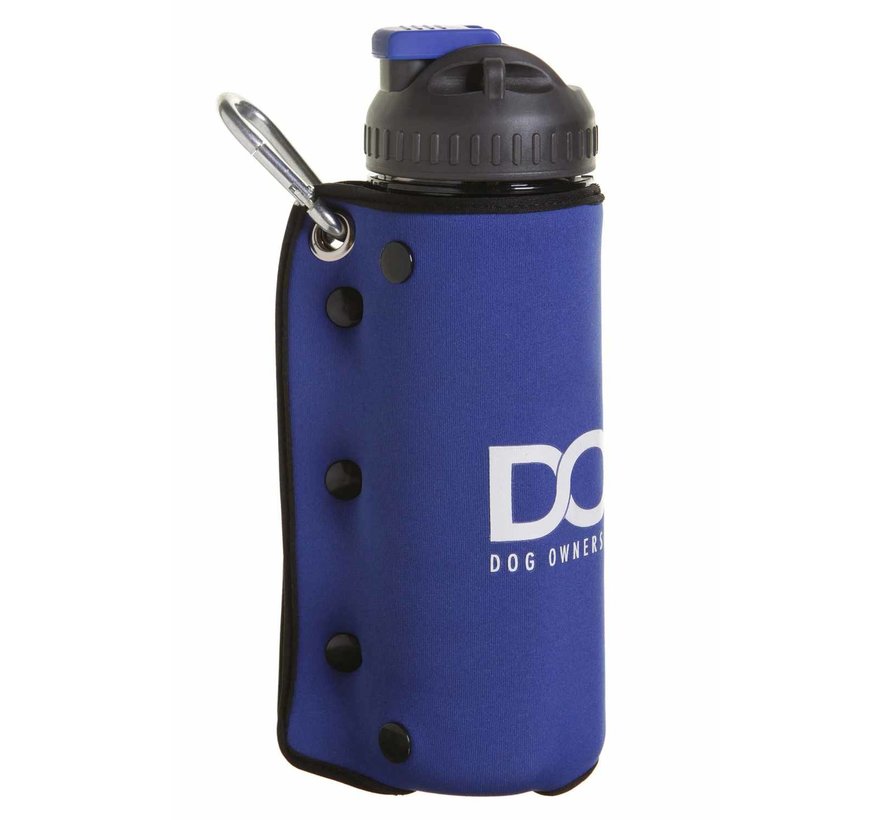 Dog Water Bottle Blue 3-in-1