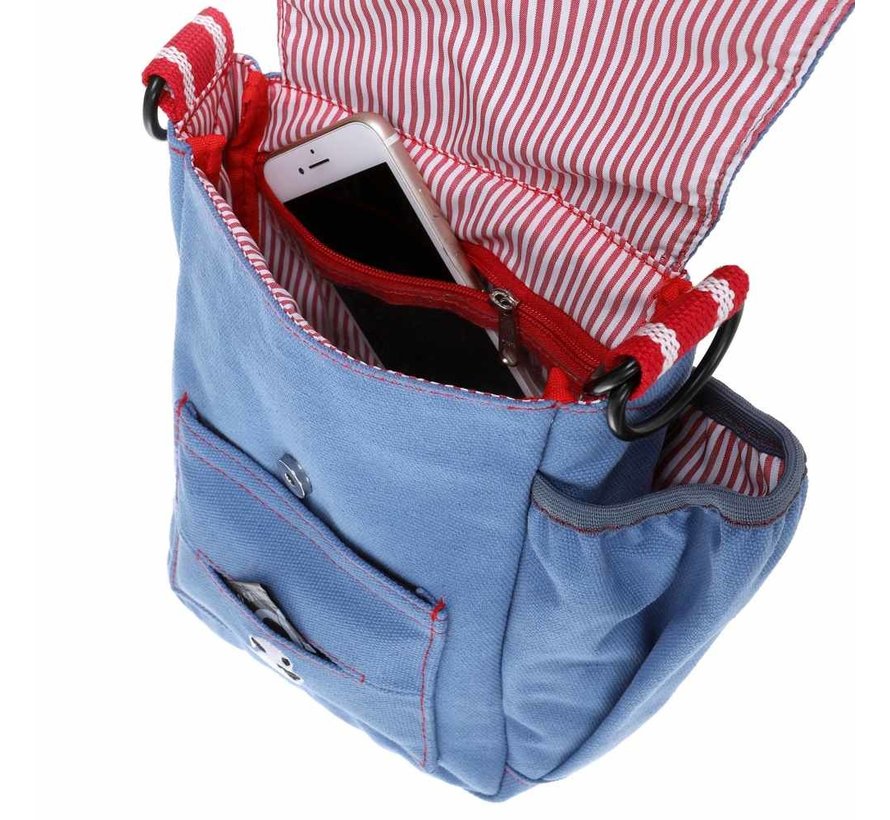 Hondenuitlaattas Crossbody – Walkie Bag Blauw