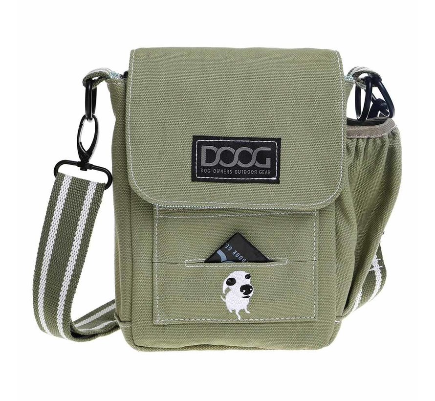 Hondenuitlaattas Crossbody – Walkie Bag Groen