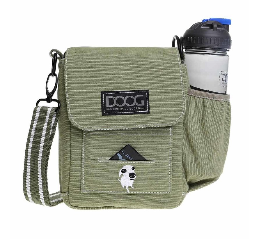 Hondenuitlaattas Crossbody – Walkie Bag Groen