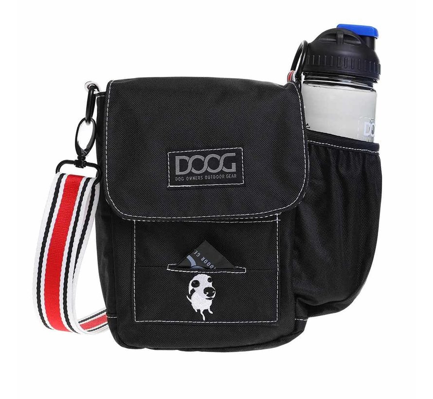 Hondenuitlaattas Crossbody – Walkie Bag Zwart