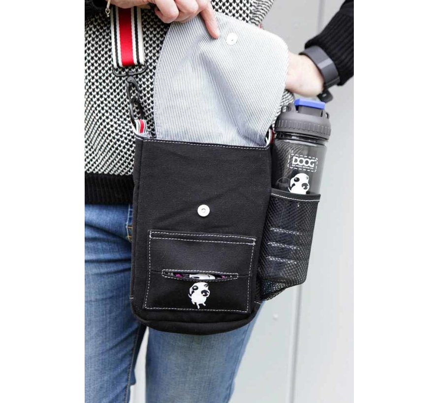 Crossbody Dog Walking Bag – Walkie Bag Black