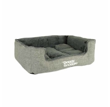 Pet-Joy Dog Bed Doggy Snuggle Light Grey