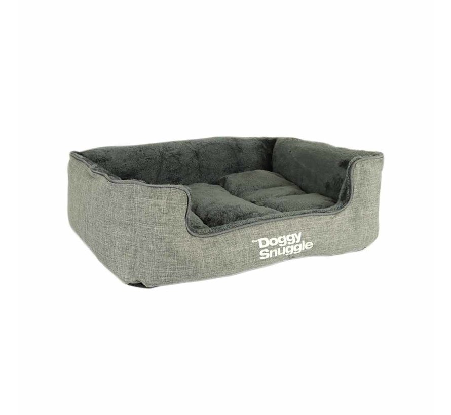 Dog Bed Doggy Snuggle Light Grey