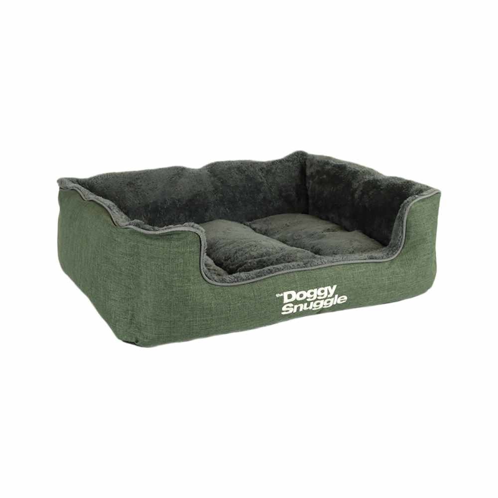 Hondenmand Doggy Snuggle Donkergroen