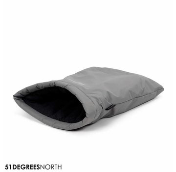 51 Degrees North Dog sleeping bag Storm Rocky Grey