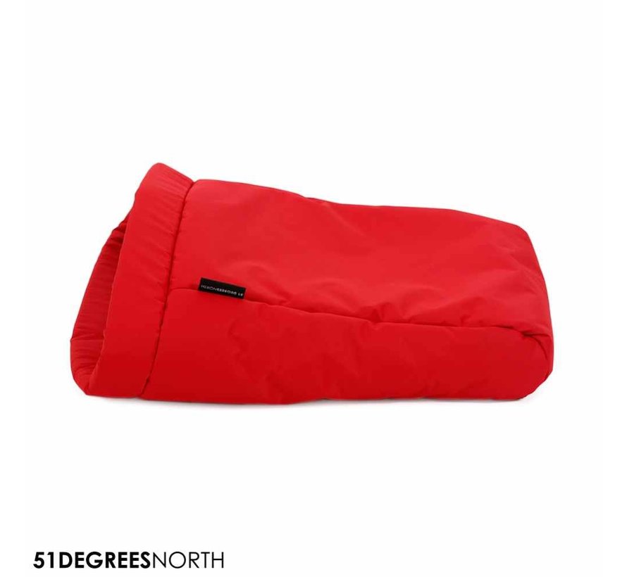 Dog sleeping bag Storm Fire Red