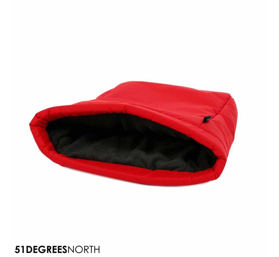 Dog sleeping bag Storm Fire Red