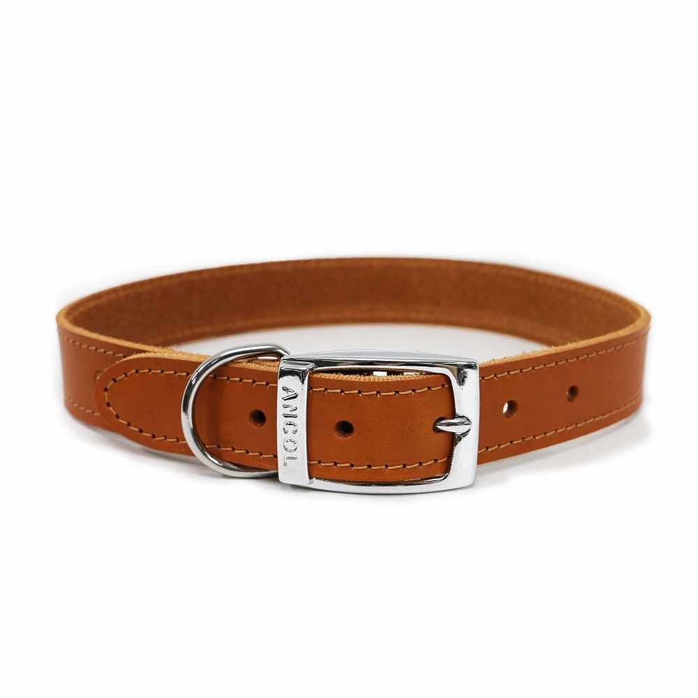 Afbeelding Hondenhalsband Classic Bruin door Petsonline