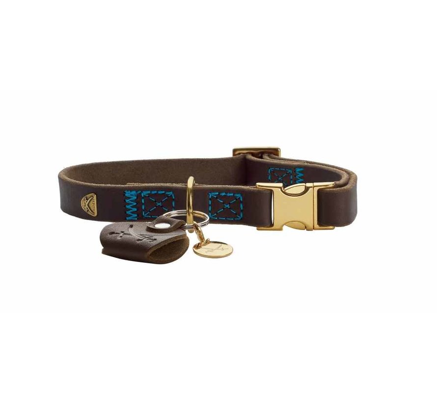 Dog Collar Sansibar Dark Brown