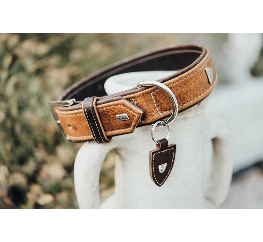 Hondenhalsband Tara Cognac/Bruin