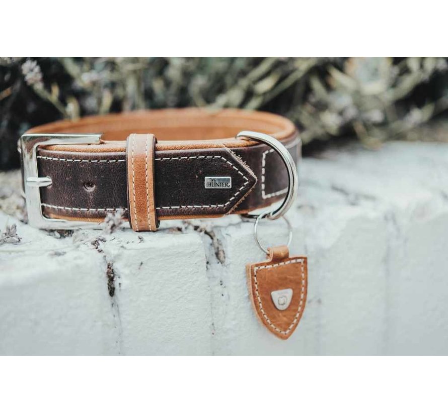 Dog Collar Tara Brown/Cognac