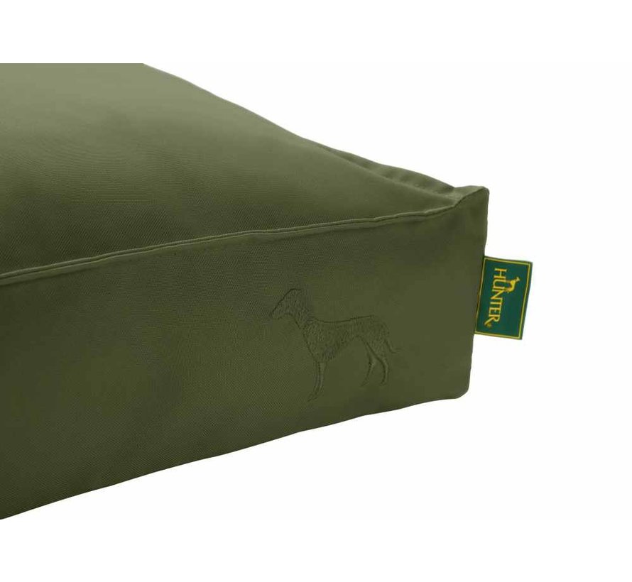 Dog Cushion Ribe Green