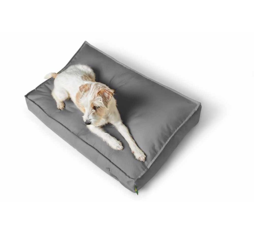 Dog Cushion Ribe Grey
