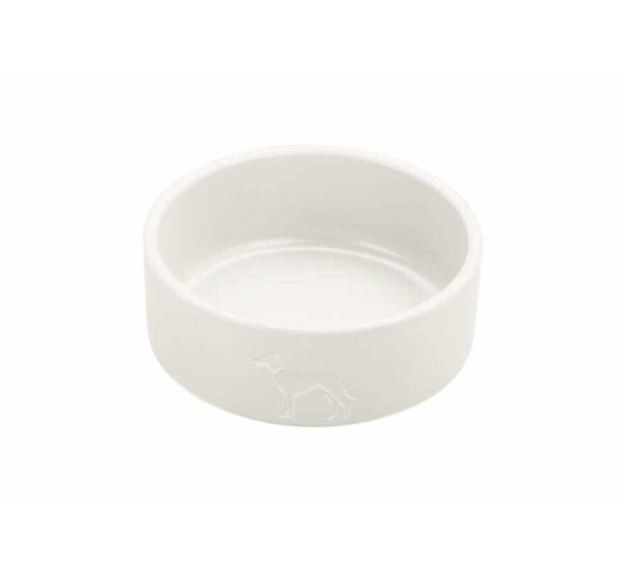 Drinking Bowl or Feeding Bowl Osby White