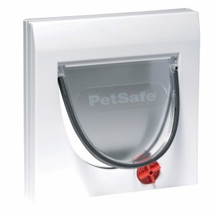 Afbeelding Staywell 919 Manual 4 Way Locking Catflap Kattenluik Wit door Petsonline