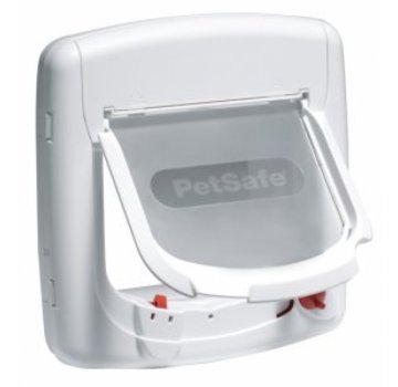 Petsafe Staywell magnetic De Luxe white cat flap