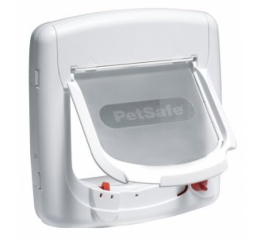 Staywell magnetic De Luxe cat flap white