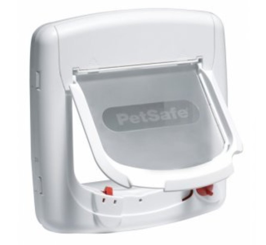 Staywell Magnetic Deluxe Cat Flap White