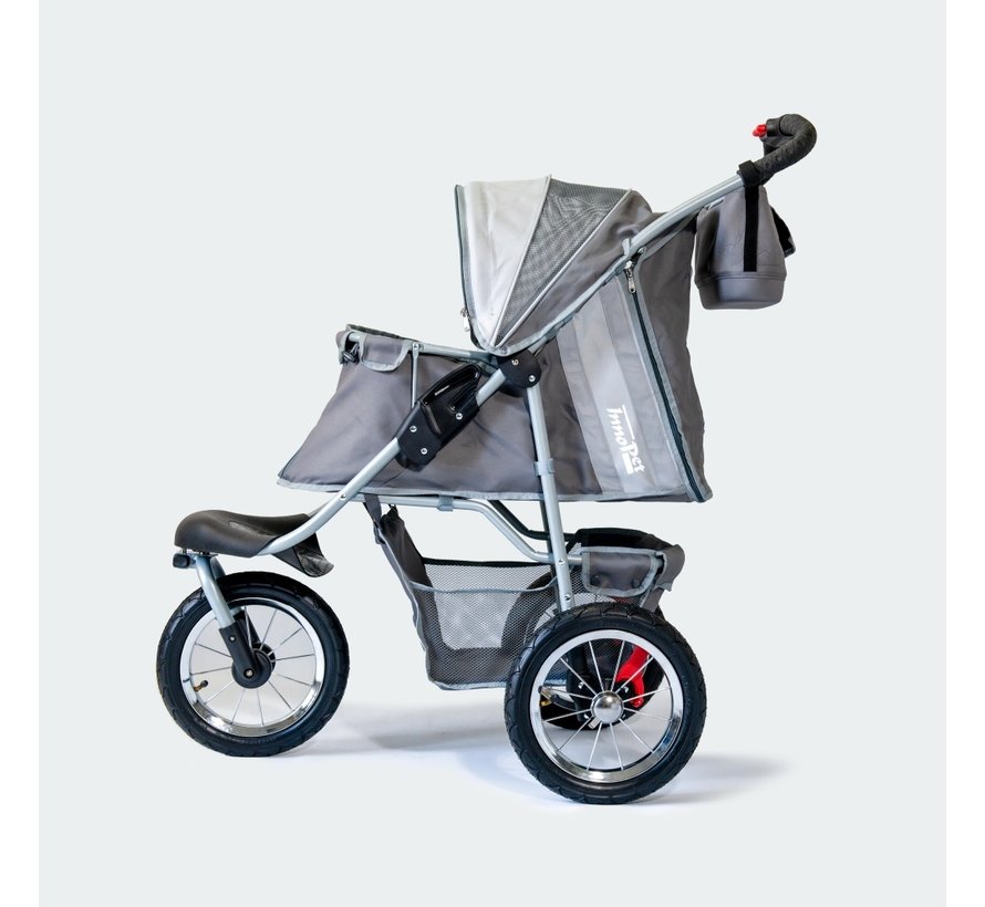 Hondenbuggy Comfort Air ECO Grijs