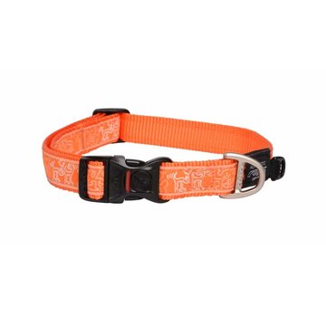 Rogz Dog Collar Orange Doodle