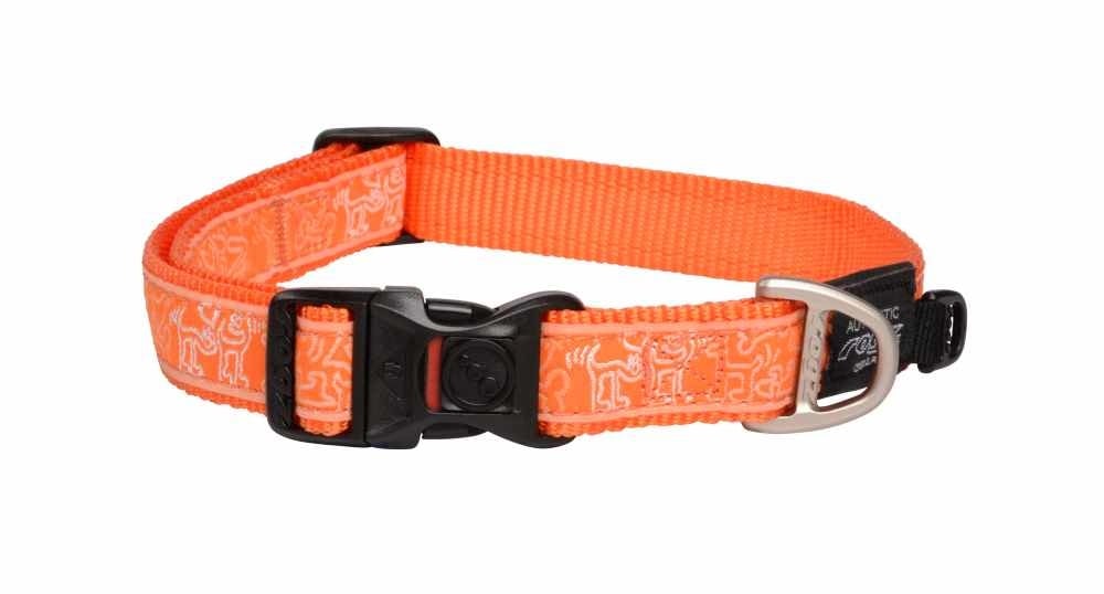 Hondenhalsband Orange Doodle