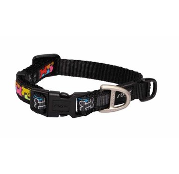 Rogz Dog Collar Multi Bone