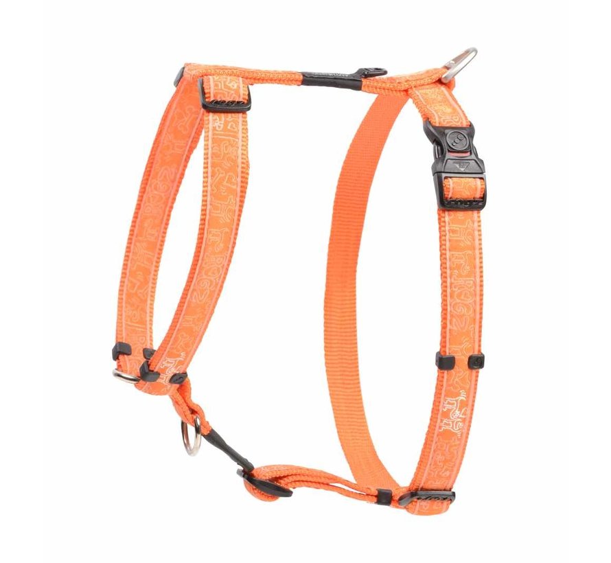 Dog Harness Orange Doodle