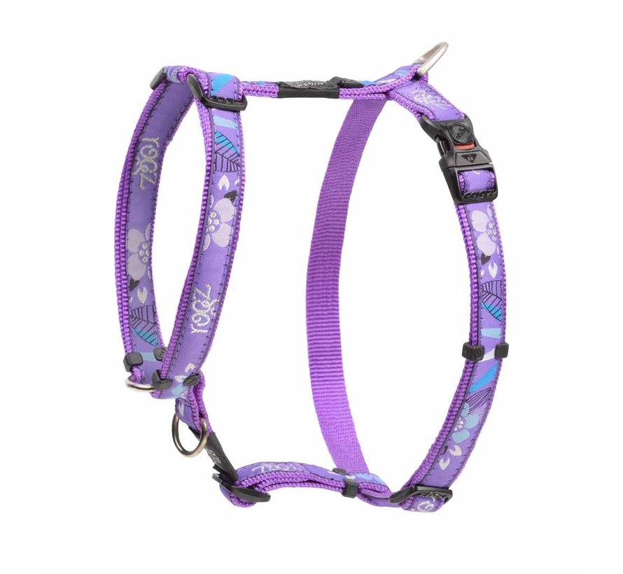 Dog Harness Purple Forest