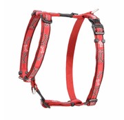 Rogz Dog Harness Red Bone