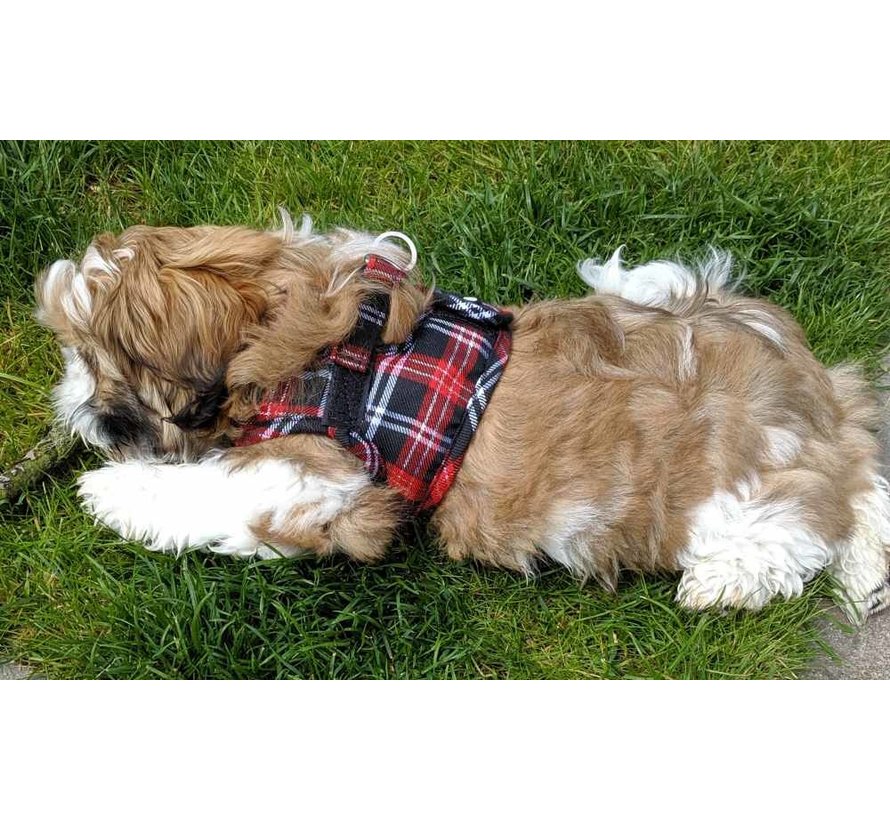 Dog Harness Comfy Harness Scottish Black