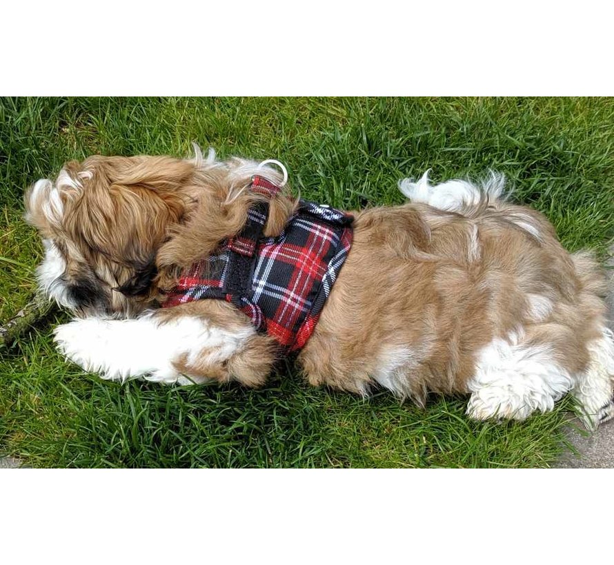 Hondentuig Comfy Harness Scottish Black