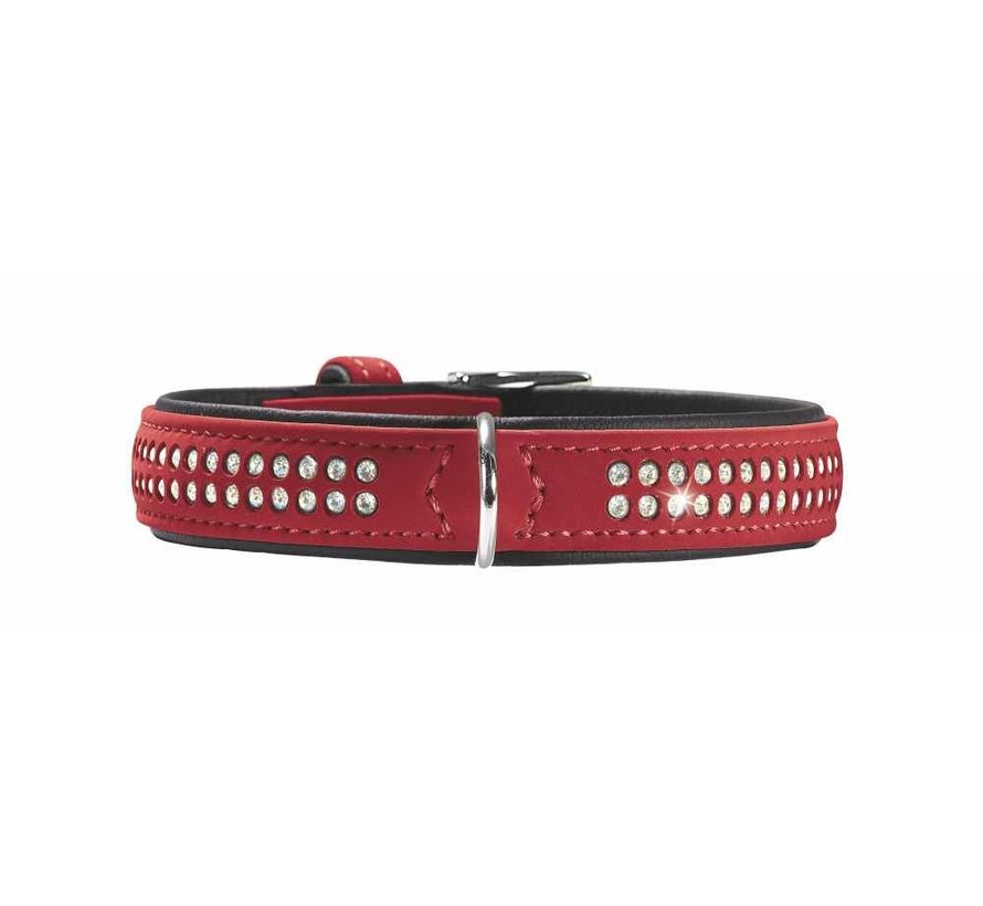Dog Collar Softie Red Deluxe