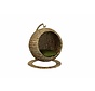 Cat Bed Hanging Chair With Olive Cushion