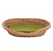 Silvio Design Dog Bed Water Hyacinth Olive Cushion