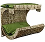 Wall Cat Bed With Olive Cushions