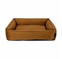 Dog Bed Shimmer Velvet Ocher Yellow