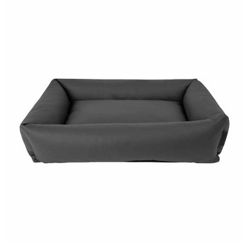 District70 Dog Bed Urban Faux Leather Grey