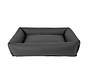 Dog Bed Urban Faux Leather Grey