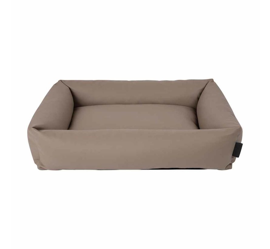 Dog Bed Urban Faux Leather Latte