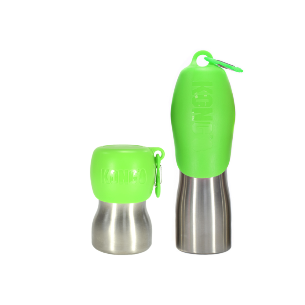Afbeelding KONG H2O 255 ml rvs waterfles groen door Petsonline