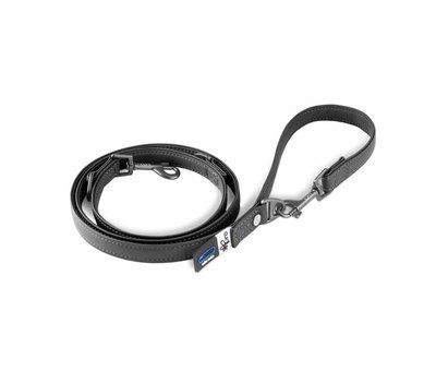 Curli Dog Harness Clasp Vest Apple Leather Black