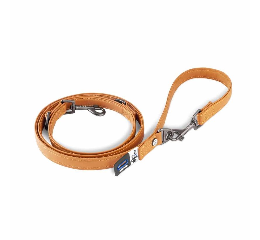 Dog Leash Apple Leather Brown