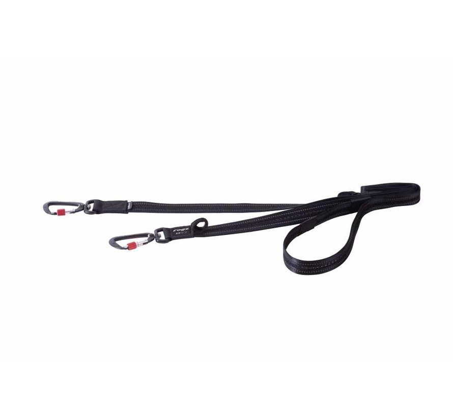Dog Leash Airtech Multi Lead  Black