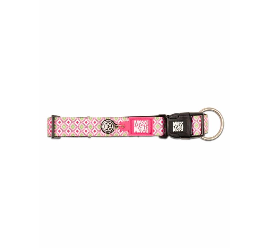 Dog Collar Retro Pink