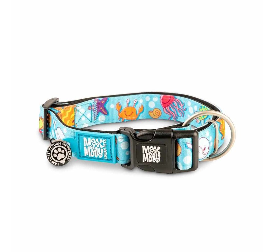 Dog Collar Blue Ocean