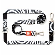 Max & Molly Dog Leash Multi Function Zebra
